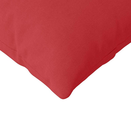 Sofakuddar 2 pcs Röd 200 x 40 cm tyg