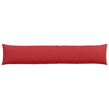 Sofakuddar 2 st tyg Röd 200 x 40 cm