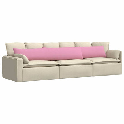 Sofakuddar 2 st tyg Rosa 200 x 40 cm