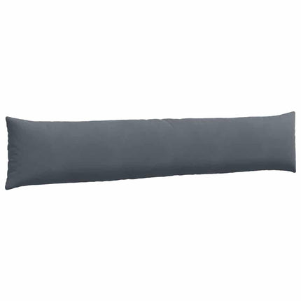 Sofakuddar 2 pcs Mörkgrå 200 x 40 cm Kordread tyg