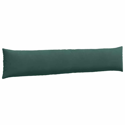 Sofakuddar 2 pcs Mörkgrön 200 x 40 cm Kordread tyg