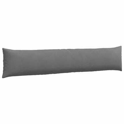 Sofakuddar 2 pcs Mörkgrå 200 x 40 cm tyg