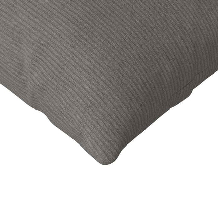 Sofakuddar 2 pcs Ljusgrå 200 x 40 cm Kordread tyg