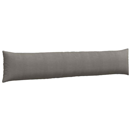 Sofakuddar 2 st Ljusgrå 200 x 40 cm Kordread tyg