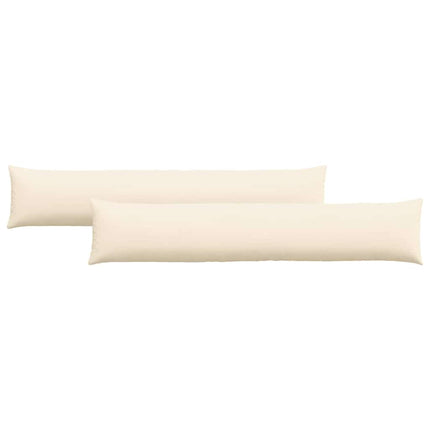 Sofakuddar 2 pcs Kräm 200 x 40 cm Kordread tyg