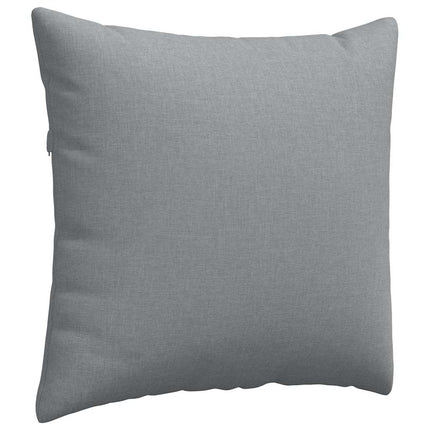 Sofakuddar 2 st tyg Ljusgrå 45 x 45 cm