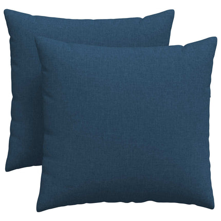 Sofakuddar 2 pcs Blå 45 x 45 cm tyg
