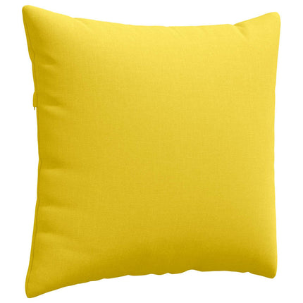 Sofakuddar 2 pcs Ljusgul 45 x 45 cm tyg