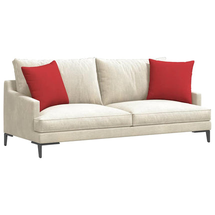 Sofakuddar 2 pcs Röd 45 x 45 cm tyg