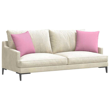 Sofakuddar 2 st tyg Rosa 45 x 45 cm