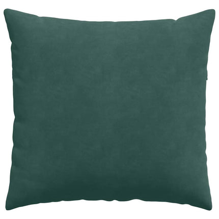 Sofakuddar 2 pcs Mörkgrön 45 x 45 cm Kordread tyg