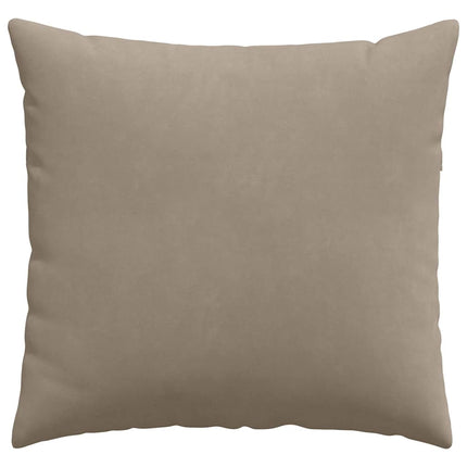 Sofakuddar 2 pcs Taupe 45 x 45 cm tyg