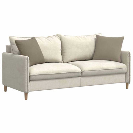 Sofakuddar 2 pcs Taupe 45 x 45 cm tyg
