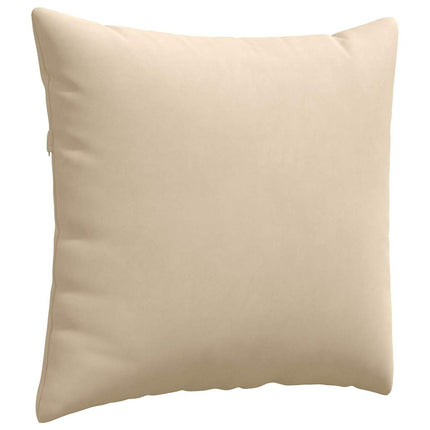 Sofakuddar 2 pcs Kräm 45 x 45 cm tyg