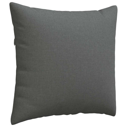 Sofakuddar 2 pcs Mörkgrå 50 x 50 cm tyg