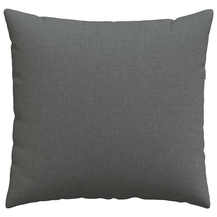 Sofakuddar 2 pcs Mörkgrå 50 x 50 cm tyg
