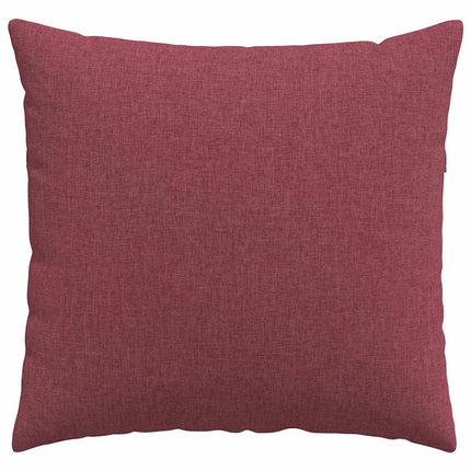 Sofakuddar 2 pcs Vinröd 50 x 50 cm tyg