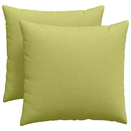 Sofakuddar 2 pcs Ljusgrön 50 x 50 cm tyg