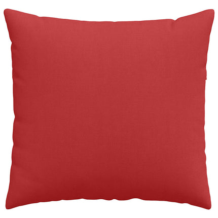 Sofakuddar 2 pcs Röd 50 x 50 cm tyg