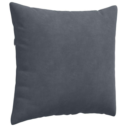 Sofakuddar 2 pcs Mörkgrå 50 x 50 cm Kordread tyg