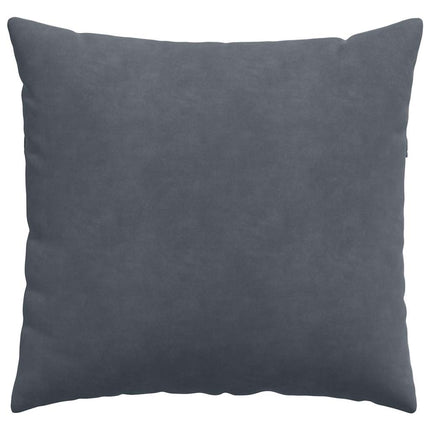 Sofakuddar 2 pcs Mörkgrå 50 x 50 cm Kordread tyg