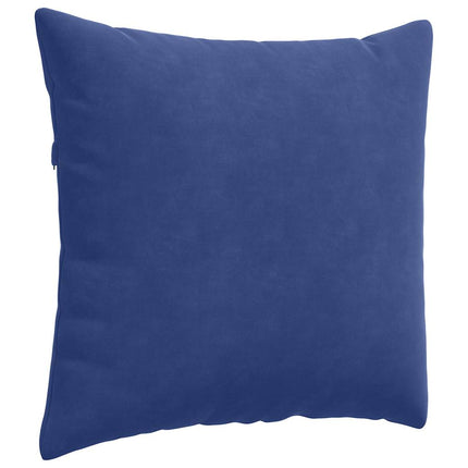 Sofakuddar 2 pcs Polisblå 50 x 50 cm Kordread tyg