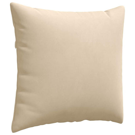 Sofakuddar 2 pcs Kräm 50 x 50 cm tyg