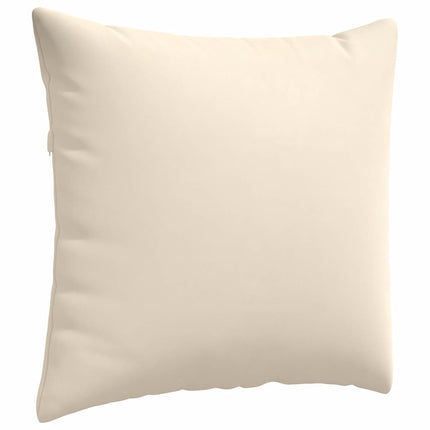 Sofakuddar 2 pcs Beige 50 x 50 cm tyg