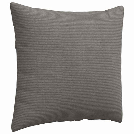 Sofakuddar 2 pcs Ljusgrå 50 x 50 cm Kordread tyg