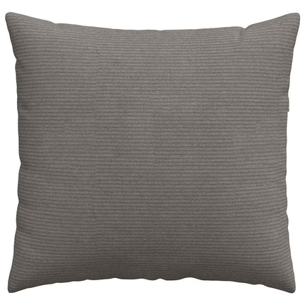 Sofakuddar 2 pcs Ljusgrå 50 x 50 cm Kordread tyg
