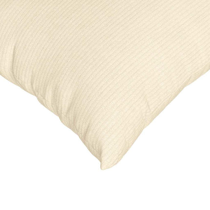 Sofakuddar 2 pcs Kräm 50 x 50 cm Kordread tyg