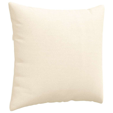 Sofakuddar 2 pcs Kräm 50 x 50 cm Kordread tyg