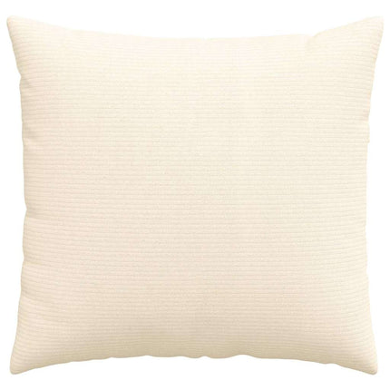 Sofakuddar 2 pcs Kräm 50 x 50 cm Kordread tyg