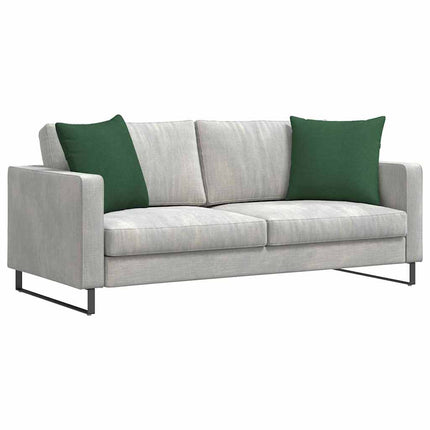 Sofakuddar 2 pcs Mörkgrön 50 x 50 cm Kordread tyg