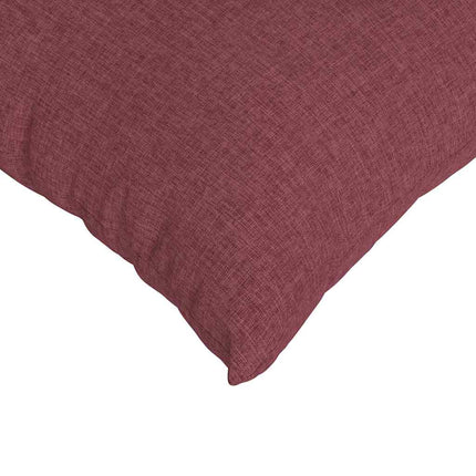 Sofakuddar 2 pcs Vinröd 60 x 60 cm tyg