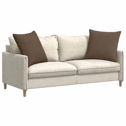 Sofakuddar 2 pcs Brun 60 x 60 cm tyg