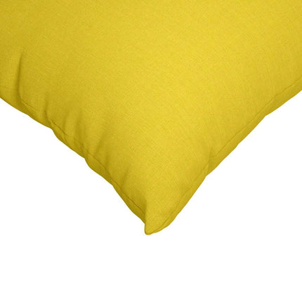 Sofakuddar 2 pcs Ljusgul 60 x 60 cm tyg