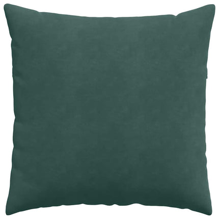 Sofakuddar 2 pcs Mörkgrön 60 x 60 cm Kordread tyg
