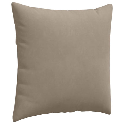 Sofakuddar 2 pcs Taupe 60 x 60 cm tyg