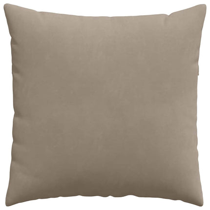 Sofakuddar 2 pcs Taupe 60 x 60 cm tyg