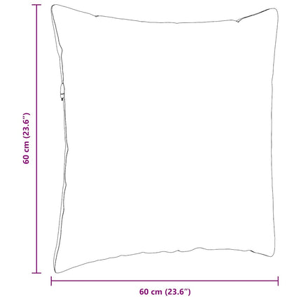 Sofakuddar 2 pcs Mörkgrå 60 x 60 cm tyg