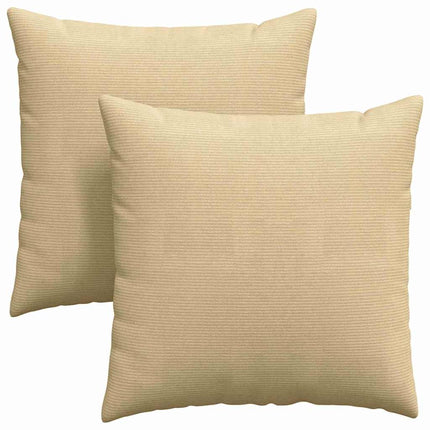 Sofakuddar 2 pcs Grågrön 60 x 60 cm Kordread tyg