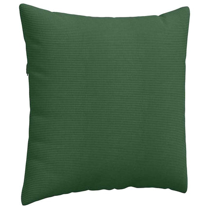 Sofakuddar 2 pcs Mörkgrön 60 x 60 cm Kordread tyg