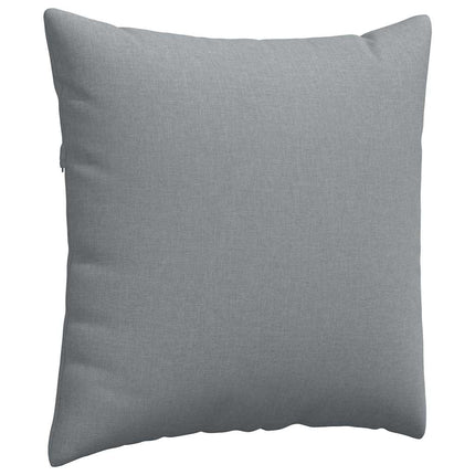 Sofakuddar 2 pcs Ljusgrå 80 x 80 cm tyg