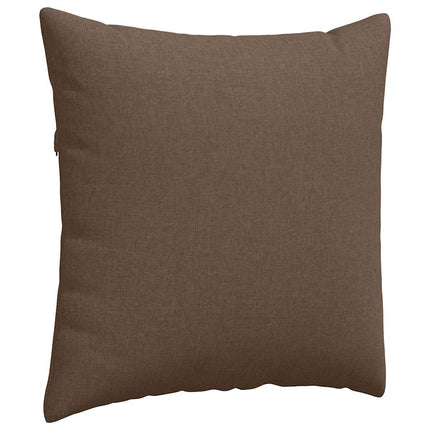 Sofakuddar 2 pcs Brun 80 x 80 cm tyg