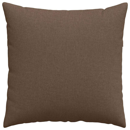 Sofakuddar 2 pcs Brun 80 x 80 cm tyg