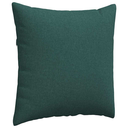 Sofakuddar 2 pcs Mörkgrön 80 x 80 cm tyg