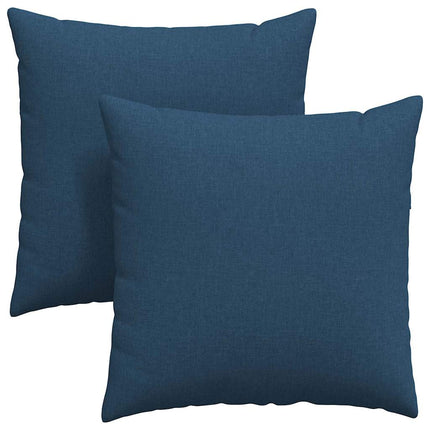 Sofakuddar 2 pcs Blå 80 x 80 cm tyg