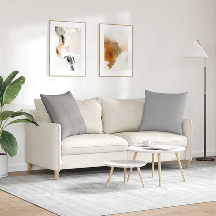 Sofakuddar 2 pcs Moln Grå 80 x 80 cm tyg
