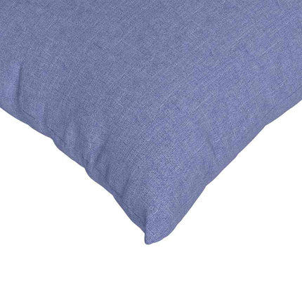 Sofakuddar 2 pcs Jeansblå 80 x 80 cm tyg